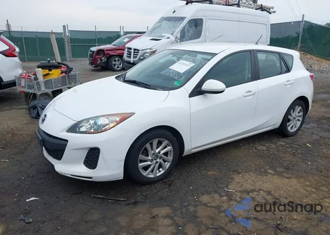2013 Mazda Mazda3 I Touring z USA, uszkodzony, nr VIN JM1BL1LP8D1721259